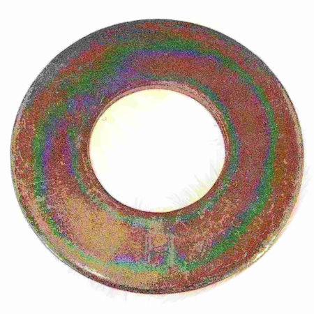 Midwest Fastener Flat Washer, For Screw Size 1-1/4" , Steel Zinc Yellow Finish, 5 PK 54174